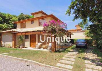 Casa com 4 dormitórios à venda, 160 m² por r$ 2.200.000,00 - baia formosa - armação dos búzios/rj