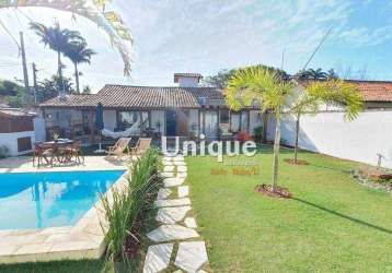 Casa com 4 dormitórios à venda, 150 m² por r$ 1.890.000,00 - bosque de geribá - armação dos búzios/rj