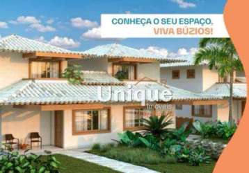 Casa com 4 dormitórios à venda, 170 m² por r$ 1.550.000,00 - geribá - armação dos búzios/rj