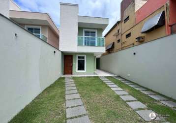 Casa duplex á venda 3 quartos sendo 1 suíte, 2 vagas, gourmet com churrasqueira - praia do morro - guarapari-es