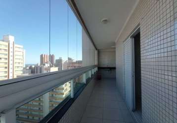 Apartamento com 3 dormitórios à venda, 126 m² por r$ 760.000,00 - boqueirão - praia grande/sp