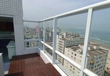 Cobertura com 4 dormitórios à venda, 157 m² por r$ 1.990.000,00 - ocian - praia grande/sp