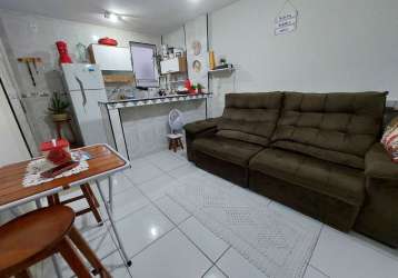 Kitnet com 1 dormitório à venda, 30 m² por r$ 190.000,00 - aviação - praia grande/sp