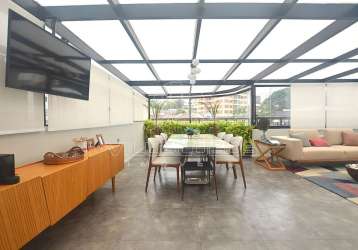 Apartamento garden à venda, 189 m² por r$ 2.200.000,00 - pompeia - são paulo/sp