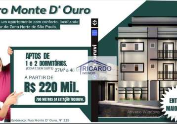 Apartamento com 1 dormitório à venda - tucuruvi (zona norte) - são paulo