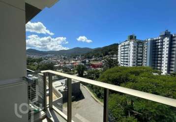 Apartamento com 1 quarto à venda na rua joão pio duarte silva, 1630, córrego grande, florianópolis, 48 m2 por r$ 875.000