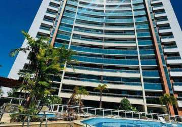 Apartamento no soneto  com 3 dormitórios à venda, 120 m² por r$ 1.400.000 - meireles - fortaleza/ce