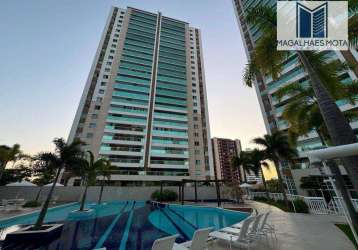 Apartamento com 4 dormitórios à venda, 182 m² por r$ 1.890.000,00 - guararapes - fortaleza/ce