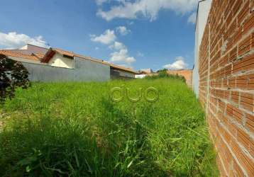 Terreno à venda, 250 m² por r$ 170.000,00 - jardim sol nascente ii - piracicaba/sp