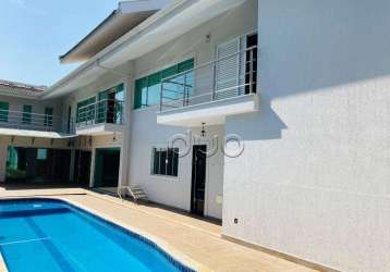 Casa com 5 dormitórios, 304 m² - venda por r$ 2.800.000,00 ou aluguel por r$ 16.160,00/mês - loteamento residencial reserva do engenho - piracicaba/sp