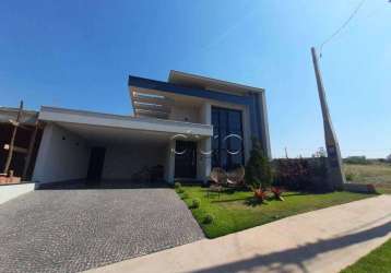 Casa com 3 quartod à venda, 182 m² por r$ 1.350.000 - ondas - condomínio soleil - piracicaba/sp