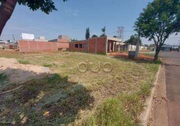 Terreno à venda, 348 m² por r$ 230.000,00 - campestre - piracicaba/sp