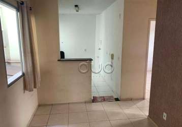 Apartamento com 2 dormitórios à venda, 45 m² por r$ 140.000,00 - piracicamirim - piracicaba/sp