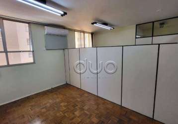 Sala comercial, a venda por r$ 155.000 ou aluguel por r$ 960/mês - higienópolis - piracicaba/sp