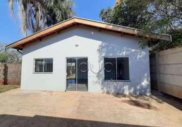 Casa estilo estudio com dormitório/sala para alugar, 42 m² por r$ 1.270/mês - santa rosa ipês - piracicaba/sp