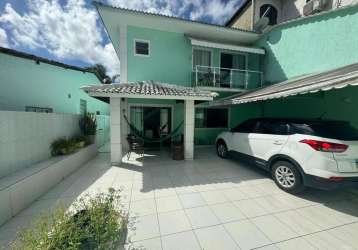 Casa para venda em salvador, itapuã, 4 dormitórios, 3 suítes, 5 banheiros, 3 vagas