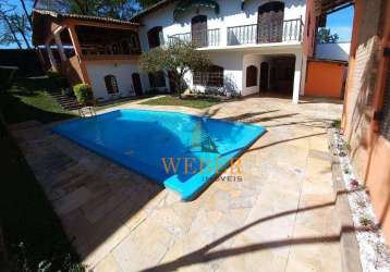 Linda casa com área verde e piscina – granja vianna!!!