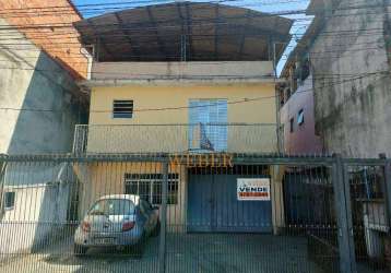 Sobrado 6 dormitórios, 3 vagas - dividido em 3 casas - santa maria osasco