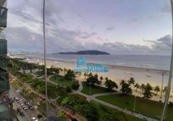 Apartamento - venda e locação - 04 quartos (3 suítes) - frente mar - pompéia - santos - sp (ap7961)