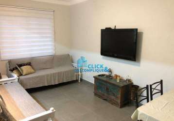 Apartamento - venda - 1 quarto - porteira fechada - boqueirão - santos/sp (ap8450)