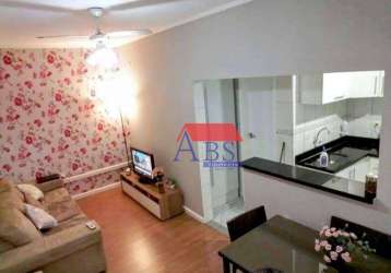 Apartamento com 1 dormitório à venda, 42 m² por r$ 269.000,00 - encruzilhada - santos/sp