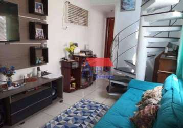 Apartamento com 2 dormitórios à venda, 75 m² por r$ 282.000,00 - jardim casqueiro - cubatão/sp