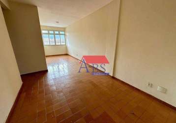 Apartamento com 2 dormitórios para alugar, 60 m² por r$ 1.255,00/mês - centro - cubatão/sp