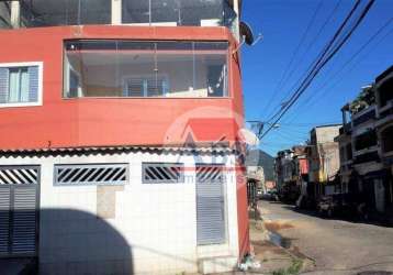 Sobrado com 2 dormitórios à venda, 168 m² por r$ 220.000,00 - vila natal - cubatão/sp