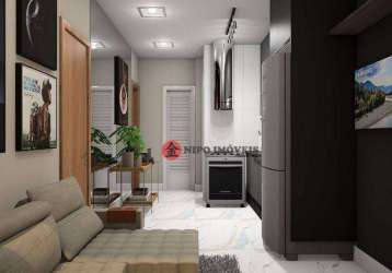 Apartamento com 2 dormitórios à venda, 40 m² por r$ 223.000,00 - cangaíba - são paulo/sp