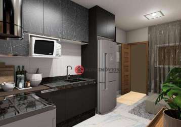 Apartamento com 2 dormitórios à venda, 40 m² por r$ 225.000,00 - cangaíba - são paulo/sp