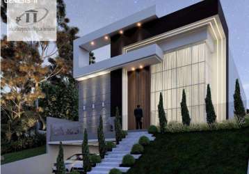 Casa com 4 dormitórios à venda, 307 m² por r$ 4.100.000,01 - residencial gênesis 2 - santana de parnaíba/sp