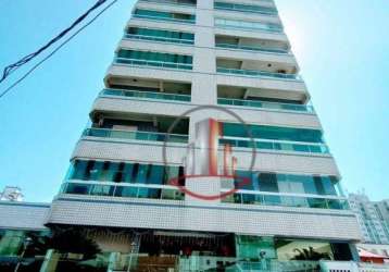 Apartamento com 3 dormitórios à venda, 100 m² por r$ 740.000,00 - vila guilhermina - praia grande/sp