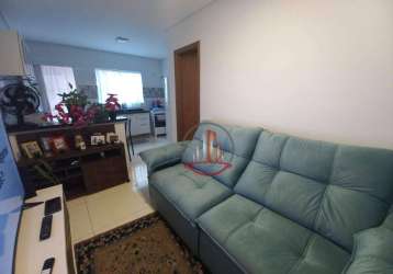 Sobrado com 2 dormitórios à venda, 57 m² por r$ 280.000 - caiçara - praia grande/sp