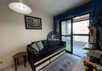 Apartamento 1 dormitório vista mar - guilhermina - praia grande/sp.