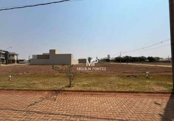 Terreno à venda, 392 m² por r$ 490.000 - condomínio bourbon residence - jaboticabal/sp