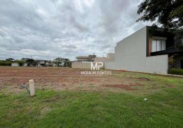 Terreno à venda, 392 m² por r$ 520.000,00 - condomínio bourbon residence - jaboticabal/sp