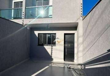 Sobrado com 2 dormitórios à venda, 110 m² por r$ 399.000,00 - vila humaitá - santo andré/sp