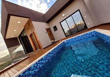 Casa com 3 dormitórios à venda, 220 m² por r$ 1.300.000,00 - colinas de santa bárbara - pouso alegre/mg