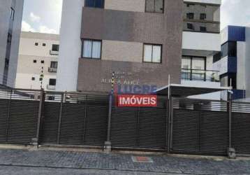 Apartamento com 3 dormitórios para alugar, 63 m² por r$ 3.364,01/ano - bessa - joão pessoa/pb