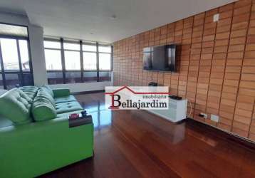 Apartamento com 4 dormitórios à venda, 263 m² - bairro jardim - santo andré/sp