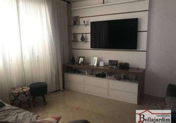 Sobrado com 4 dormitórios para alugar, 176 m² - bairro jardim - santo andré/sp