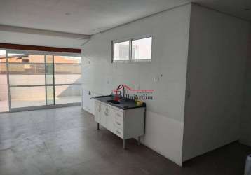 Cobertura com 2 dormitórios à venda, 88 m² - bairro campestre - santo andré/sp