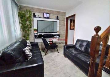 Sobrado com 2 dormitórios à venda, 68 m² - vila humaitá - santo andré/sp