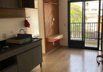 Apartamento com 2 dormitórios para alugar, 36 m² por r$ 2.550,01/mês - bosque da saúde - são paulo/sp