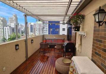 Apartamento garden com 3 dormitórios à venda, 100 m² por r$ 1.210.000,00 - bela vista - são paulo/sp