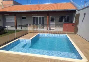 Casa nova com piscina para venda jardim olga ayub agudos-sp