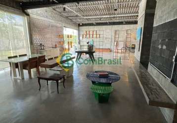 Loft industrial mobiliado, vila suissa, mogi das cruzes