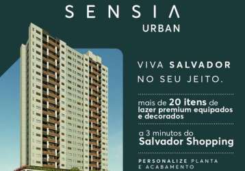 Apartamento para venda em salvador, stiep, 2 dormitórios, 1 suíte, 2 banheiros, 2 vagas