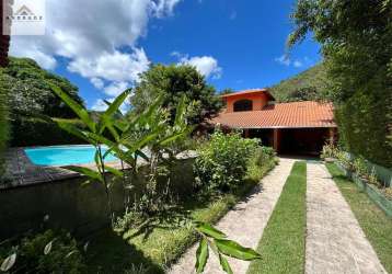 Casa para venda em teresópolis, três córregos, 2 dormitórios, 2 suítes, 1 banheiro, 2 vagas