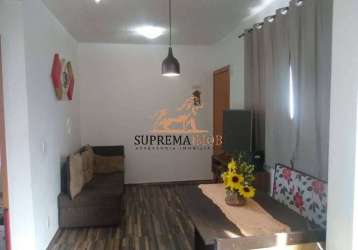 Apartamento com 2 dormitórios à venda, 48 m² por r$ 185.000,00 - condomínio parque serra azul - sorocaba/sp